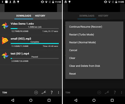 turbo download manager para android