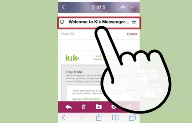 How to login to Kik Messenger on your cellphone