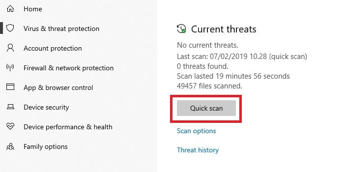 How to Remove or Clean a Virus in Windows 10
