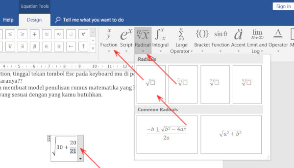 How To Make Square Root Symbol In Ms Word 2021 Technadvice