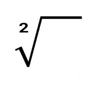 Square Root Symbol