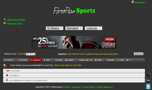 FirstRowSports