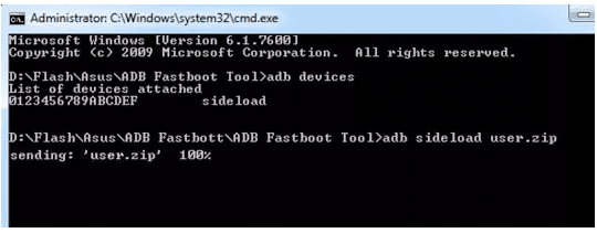 Flash Asus Zenfone 5 via ADB Fastboot