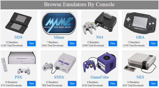 Get a suitable emulator