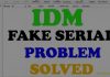 Best Tricks To Fix IDM Fake Serial Number Error