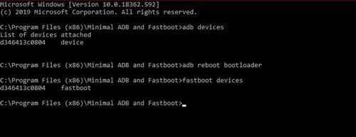 fastboot devices