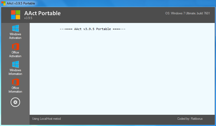 Run Portable AAct