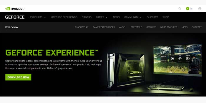 Reinstall Geforce Experience