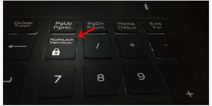 Отключается numlock windows 7