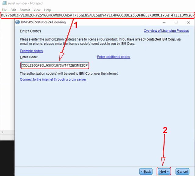 How to activate already installed SPSS 24