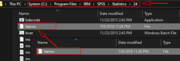 How to activate already installed SPSS 24