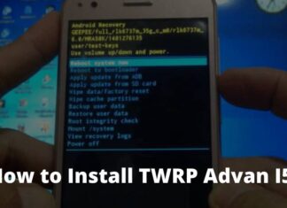 How to Install TWRP Advan I5C