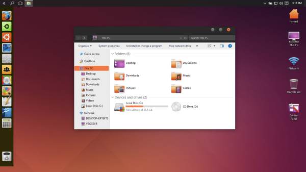 Linux Theme For Windows 10 - Ubuntu SkinPack