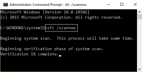 SFC scan now command prompt 4