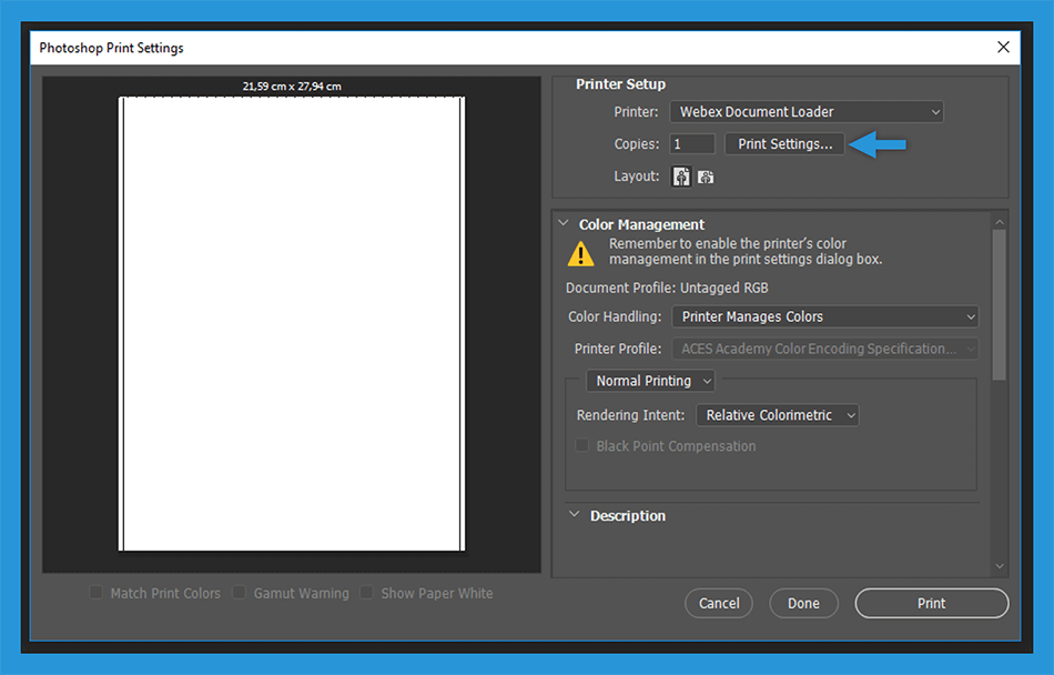 Setting Layout Photoshop