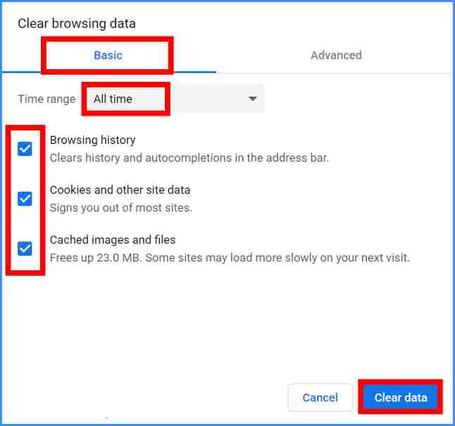 chrome settings clearBrowserData
