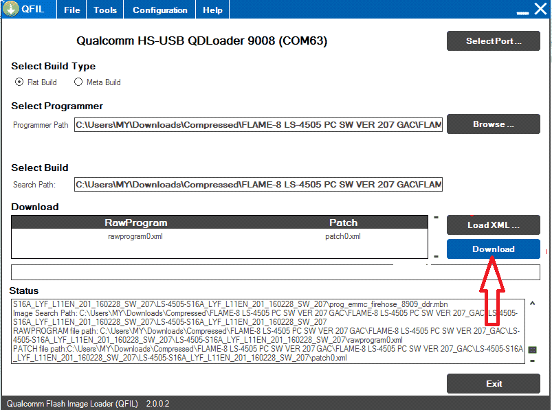 click download QFil