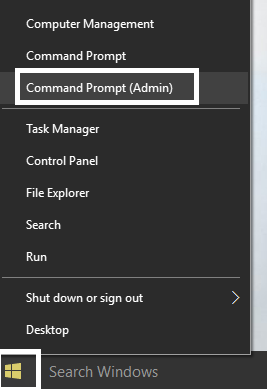 command prompt with admin rights 11