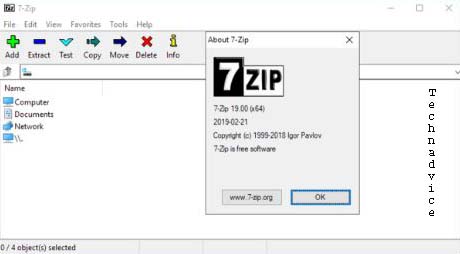 Archiver file 7zip