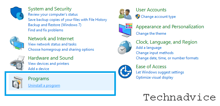 Delete IDM Through Control Panel