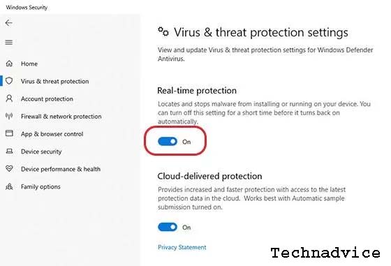 How to Turn Off Windows Defender in Security Center 4