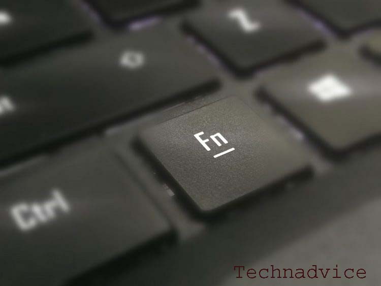 Make use of the Fn Key + Brightness Symbol