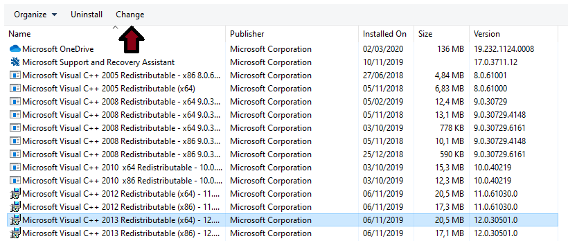 Microsoft Visual C ++ 2015 Redistributable