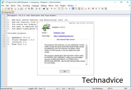 Notes Notepad ++