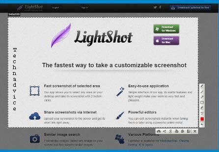 how to use lightshot in windows 10