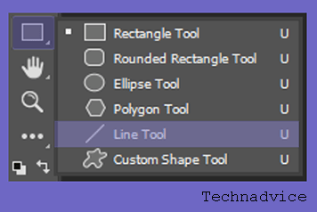 click the Line Tool and make it like a straight line