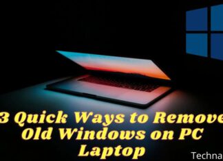 3 Quick Ways to Remove Old Windows on PC Laptop