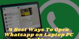 4 Best Ways To Open Whatsapp on Laptop PC Desktop