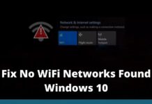 9 Ways to Fix No WiFi Networks Found Windows 10