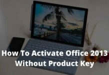 Activate Office 2013 Without Product Key