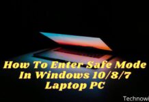 How To Enter Safe Mode In Windows 1087 Laptop PC