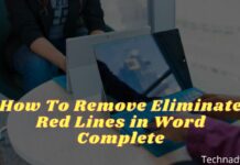 How To Remove Eliminate Red Lines in Word Complete