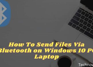 How To Send Files Via Bluetooth on Windows 10 PC Laptop