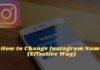 How to Change Instagram Name (Effective Way)