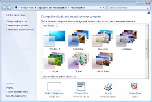 How to Change Windows 7 Laptop Wallpaper