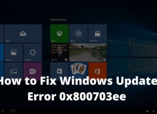 How to Fix Windows Update Error 0x800703ee