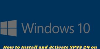 How to Install and Activate SPSS 24 on Windows 10 PC