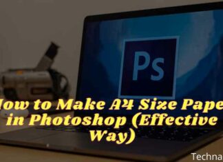 How to Make A4 Size Paper in Photoshop (Effective Way)