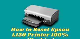 How to Reset Epson L120 Printer 100% Working