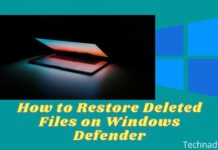 How to Restore Deleted Files on Windows Defender