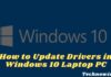 How to Update Drivers in Windows 10 Laptop PC