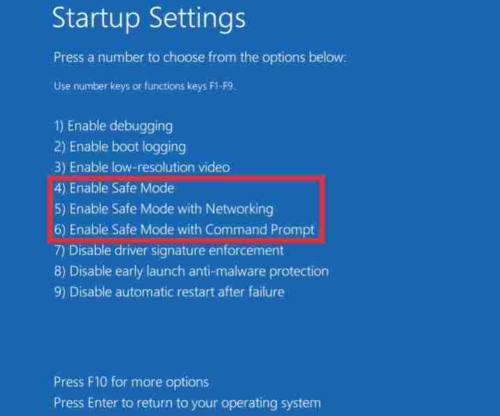 How to enter Safe mode in Windows 10