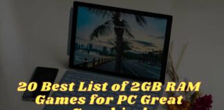 20 Best List of 2GB RAM Games for PC Great Graphics