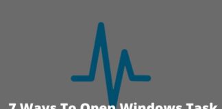 7 Ways To Open Windows Task Manager