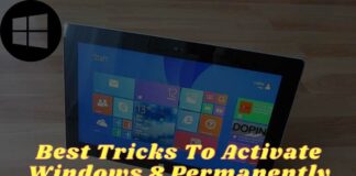 Best Tricks To Activate Windows 8 Permanently Offline