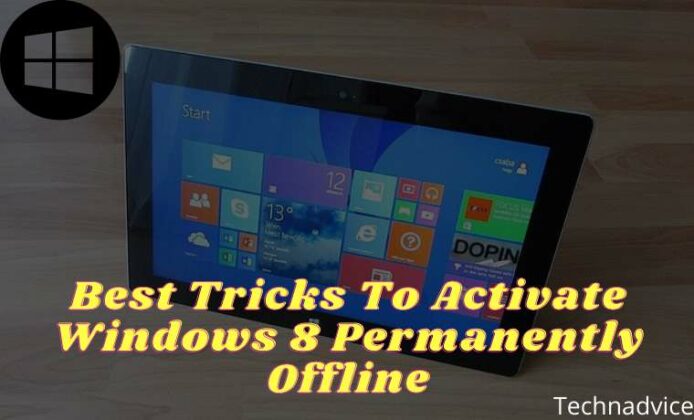 how to activate windows 8 offline